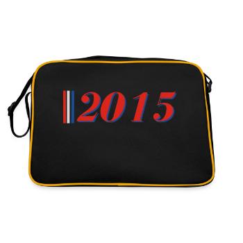 Year 2015 - Retro Bag - black/gold - Back