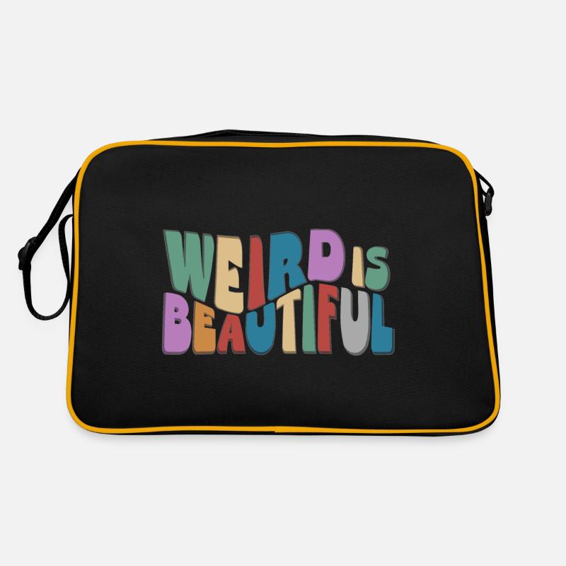 Bizarre est beau! Retro Groovy Wavy Fun Sac Retro