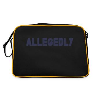Prétendument - Sac Retro - noir/or - Dos