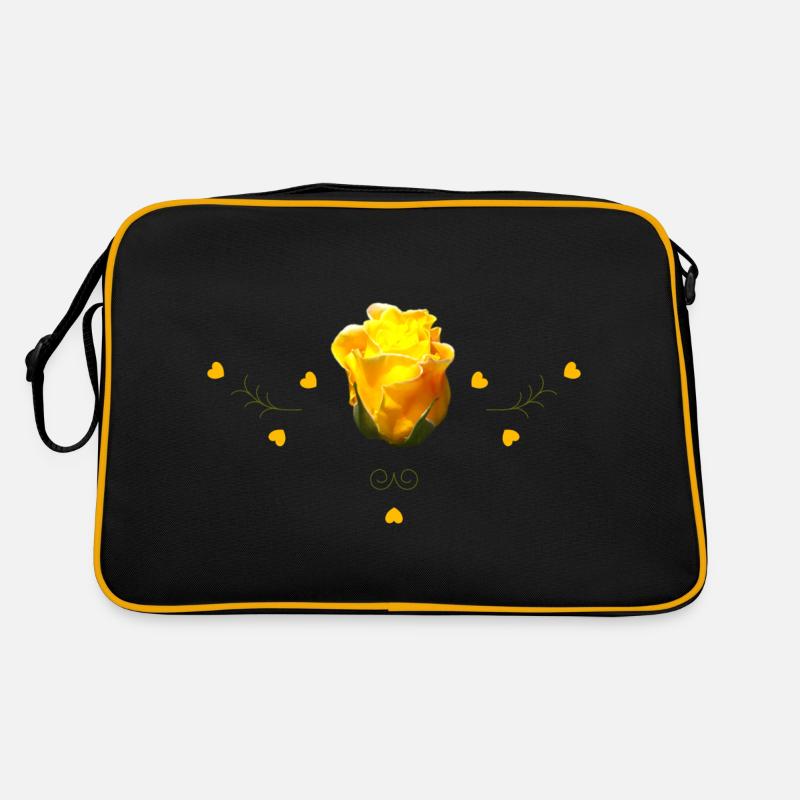 Rose Jaune Rose Sac Retro