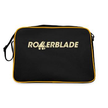 Rollerblade Logo Bright - Retro Bag - black/gold - Back