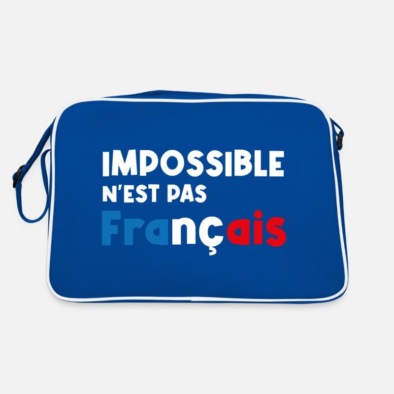 impossible n'est pas français Sac Retro