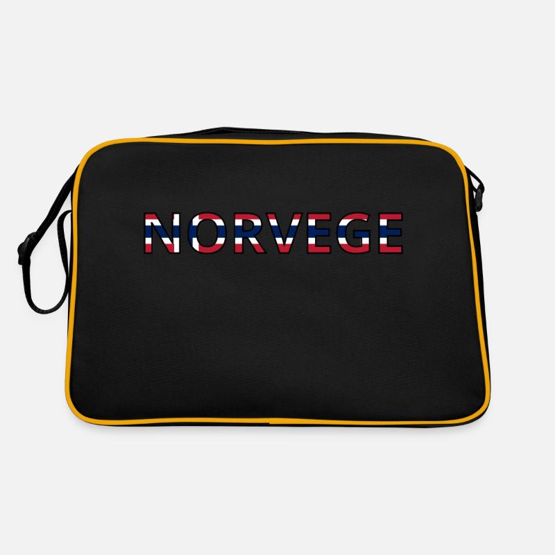 Drapeau Norvège Sac Retro