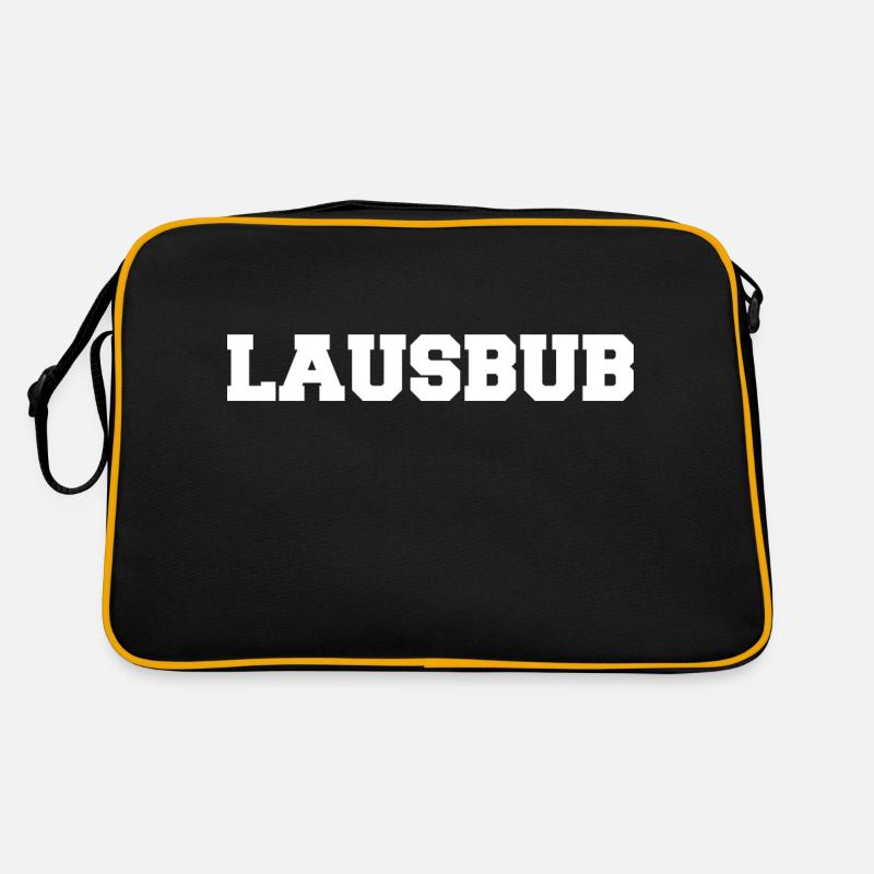 Lausbub | White Retro Tasche