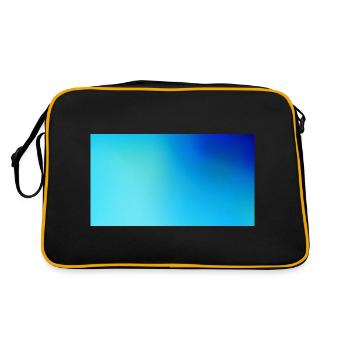 Deep Blue Style133 - Retro Tasche - Schwarz/Gold - Hinten