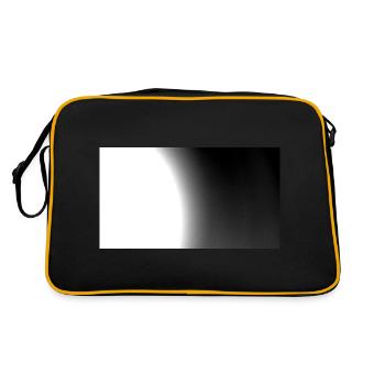 Moon Black & White 114 - Retro Tasche - Schwarz/Gold - Hinten