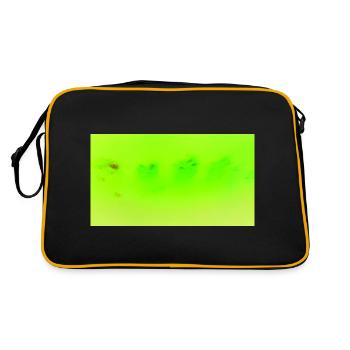 Neon Green 15 - Retro Bag - black/gold - Back