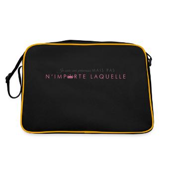 Je suis une princesse - Sac Retro - noir/or - Dos