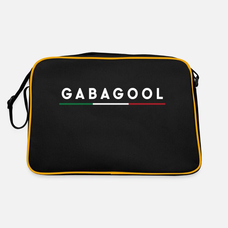 Gabagool - Sac Retro - noir/or