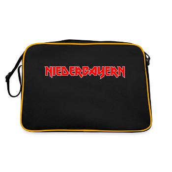 Maison à la mode BASSE BAVIÈRE Metal-Design - Sac Retro - noir/or - Dos