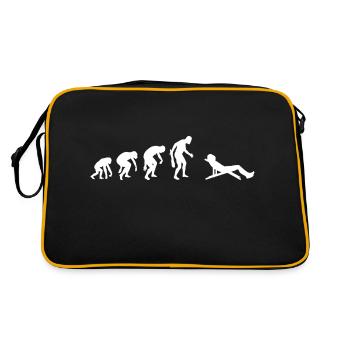 Holidaymaker Deck chair Beach Sea Holiday Idea - Retro Bag - black/gold - Back
