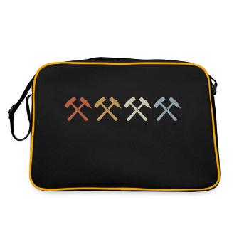 Vintage Mining - Good Luck - Coal Mine - Retro Bag - black/gold - Back