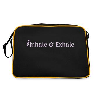 Inhale & Exhale - Retro Bag - black/gold - Back