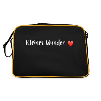 Small miracle - Retro Bag - black/gold - Back