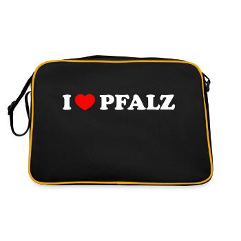 Pälzer Mädchen Pfälzer Mädchen Pfälzer Pälzer Bub - Retro Tasche - Schwarz/Gold - Hinten