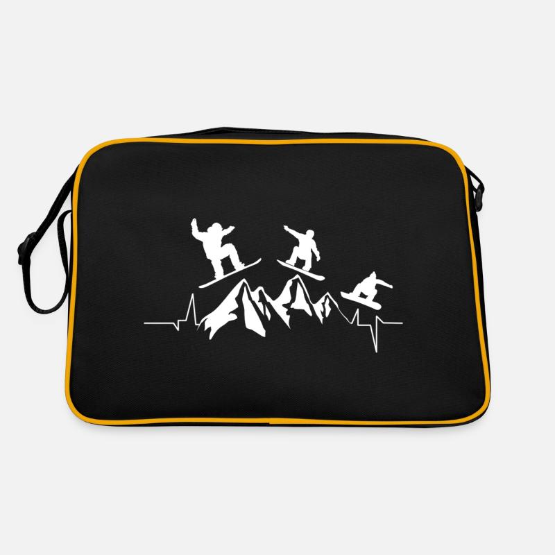 Heart palpitations - Mountain - Snowboard Retro Bag
