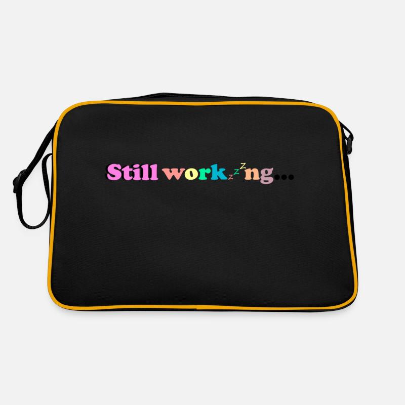 Still working Retro Tasche