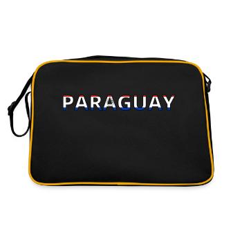 Drapeau Paraguay - Sac Retro - noir/or - Dos