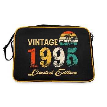 Vintage 1995 Limited Edition Made In 1995 Birthday - Retro Bag - black/gold - Back