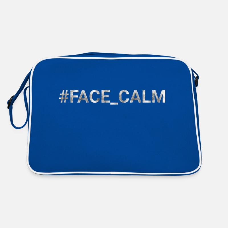 FACE CALM hashtag Retro Bag