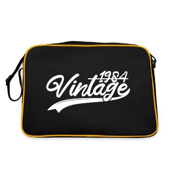 Millésime 1984 Cadeau d’anniversaire 1984 - Sac Retro - noir/or - Dos