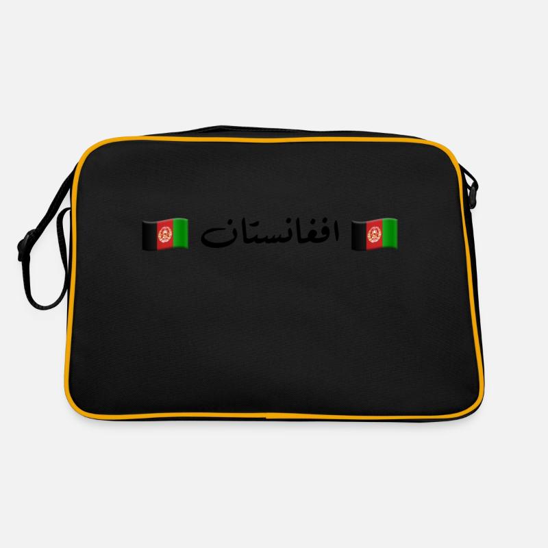 افغانستان - Sac Retro - noir/or