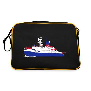 Polarstern - Retro Bag - black/gold - Back