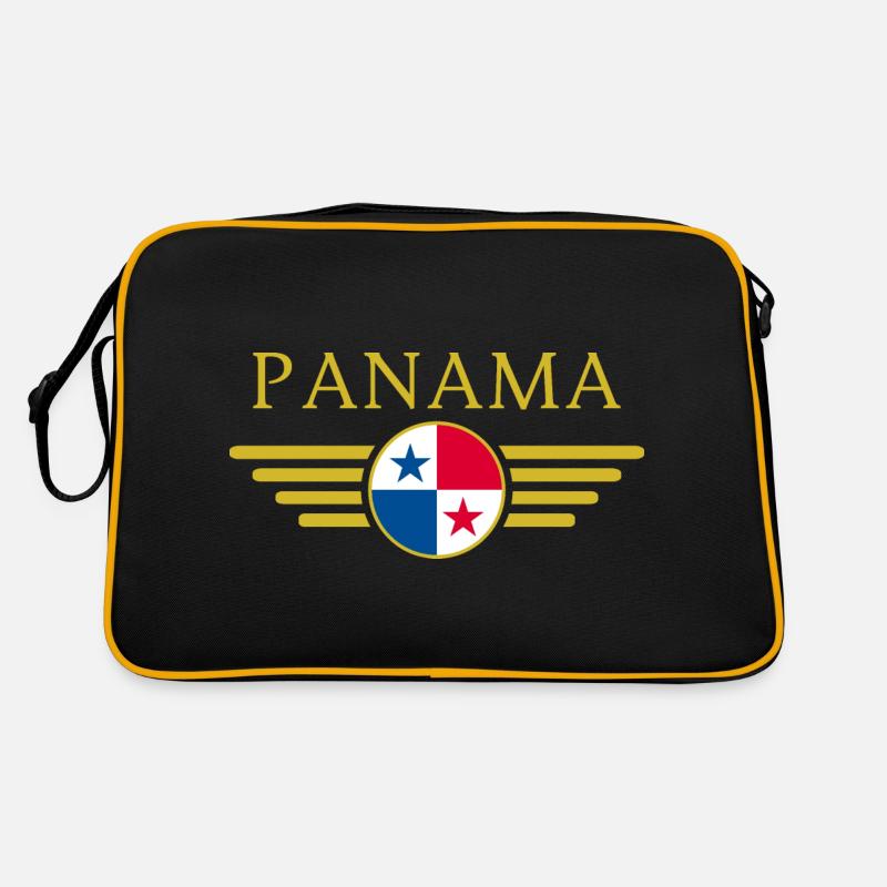 J’aime le Panama, T-shirt design de style élégance Sac Retro