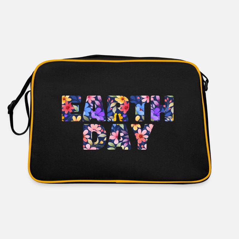 Tag der Erde Retro Tasche