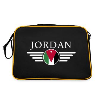 J’aime Jordan, T-shirt Style Design - Sac Retro - noir/or - Dos