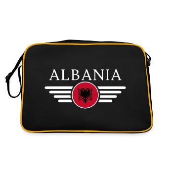 Albanie : Culture, Nature, Authenticité - Sac Retro - noir/or - Dos