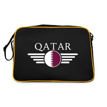 Qatar Style Design T-Shirt - Sac Retro - noir/or - Dos