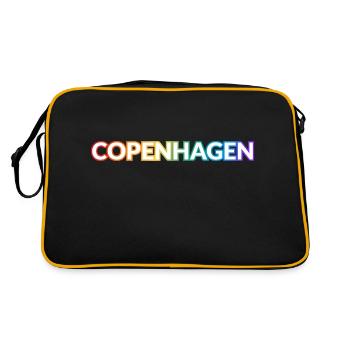 Copenhague gay - Sac Retro - noir/or - Dos