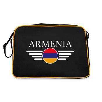 Armenia: Culture, History - Retro Bag - black/gold - Back