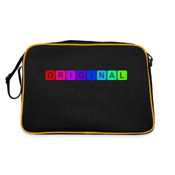 Original - Retro Bag - black/gold - Back