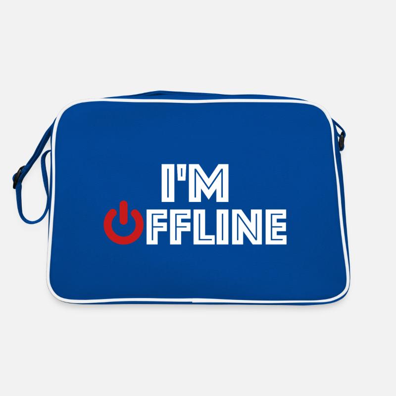 I'm offline | Internet, Computer Science, Gamer Retro Bag