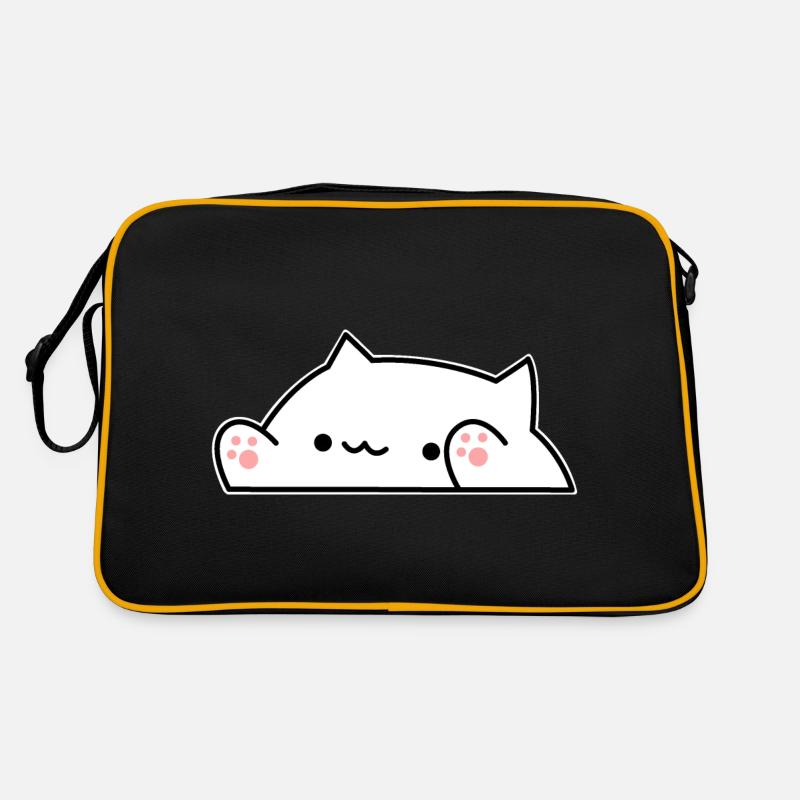 Drôle de chat | Ami chat, joue Sac Retro