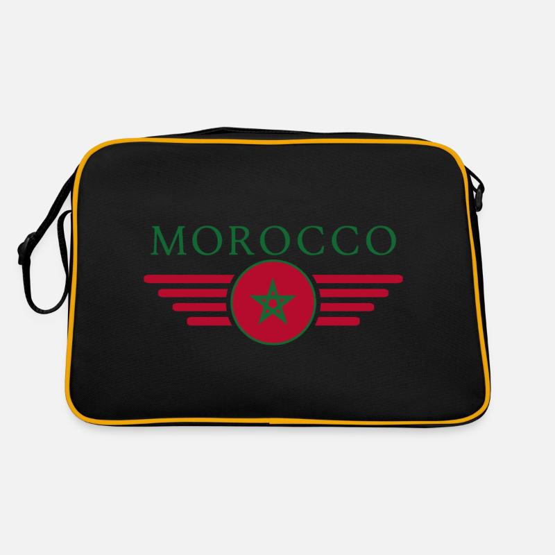 I Love Morocco, Elegance Style Design T-Shirt Retro Bag