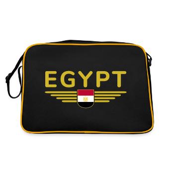Égypte Cairo Fan Outfit T Shirt Design Mode - Sac Retro - noir/or - Dos