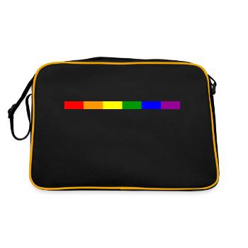 stylish re-bending - Retro Bag - black/gold - Back