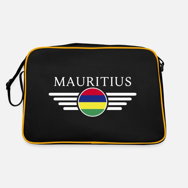 I Love Mauritius, T-Shirt Design Style Élégance Sac Retro