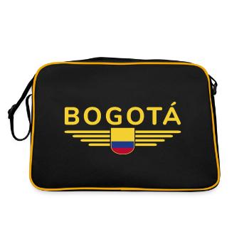 Bogotá Design – City of the Andes - Retro Bag - black/gold - Back