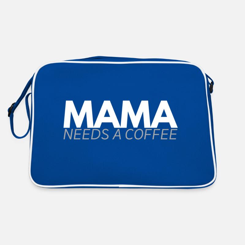 Mama needs a coffee Retro Tasche