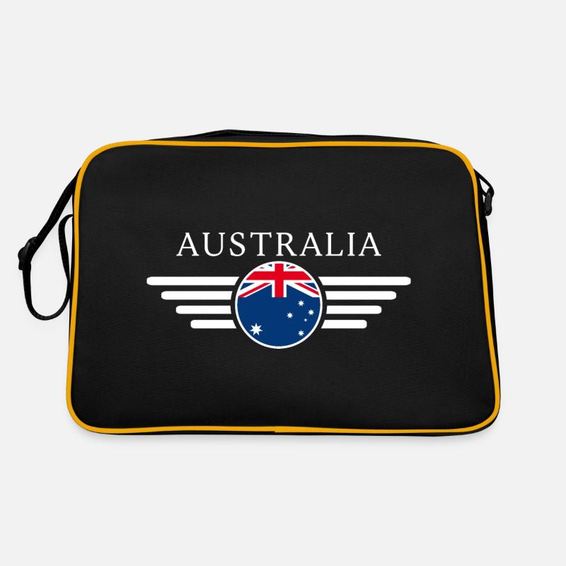 Australia Style Design T-Shirt Retro Bag