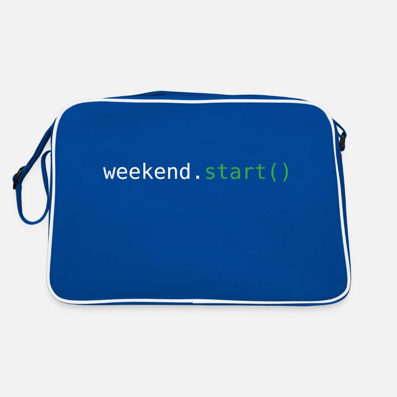 Start ins Wochenende Retro Tasche