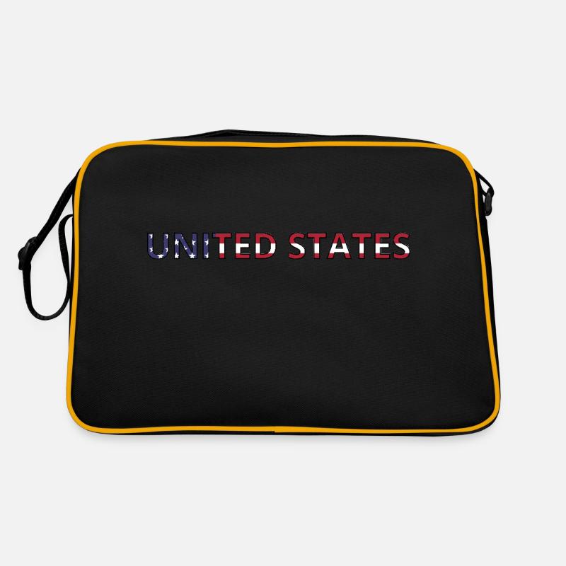 Drapeau United State Sac Retro