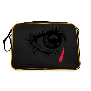 crying_eye - Sac Retro - noir/or - Dos
