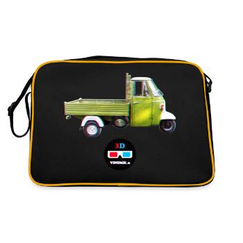 Vintage - Ape 3D - Retro Bag - black/gold - Back