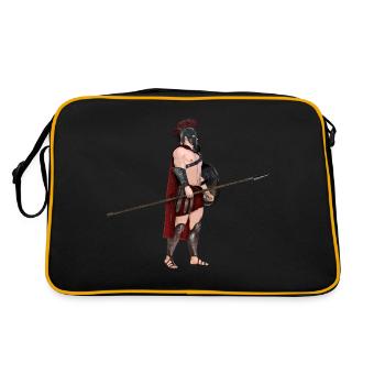Ulysse, Ulysses, Mythologie grecque - Sac Retro - noir/or - Dos