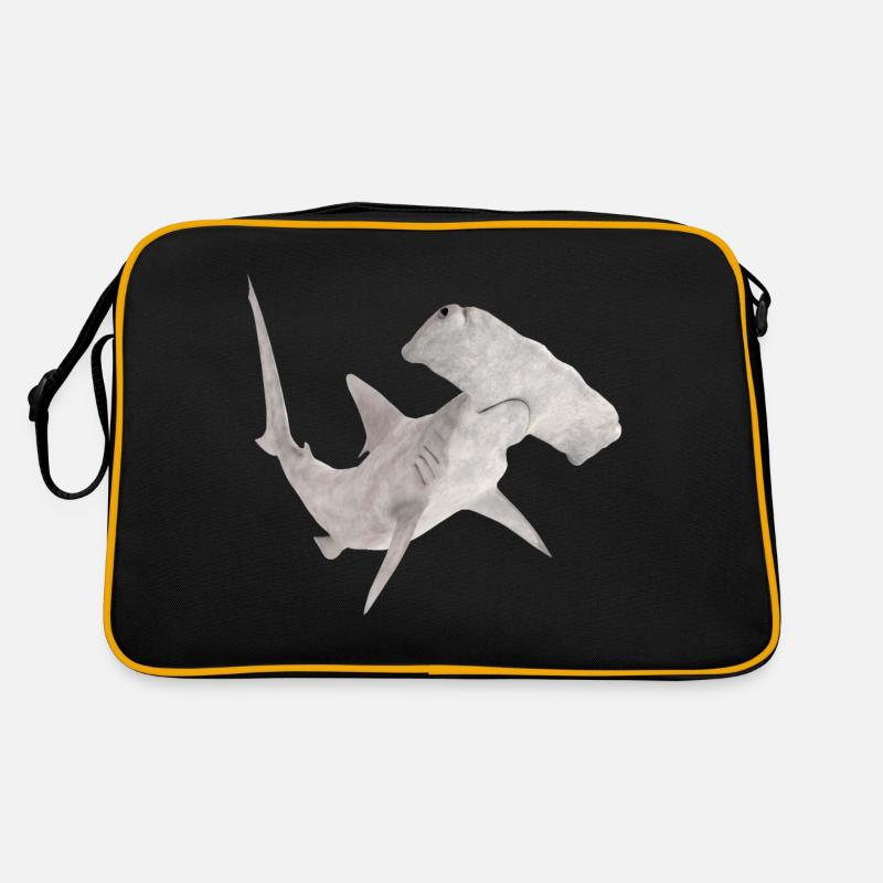 Great hammerhead, shark, shark Retro Bag